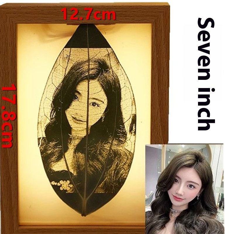 Peace leaf carving customized creative photo frame photo - Image 13