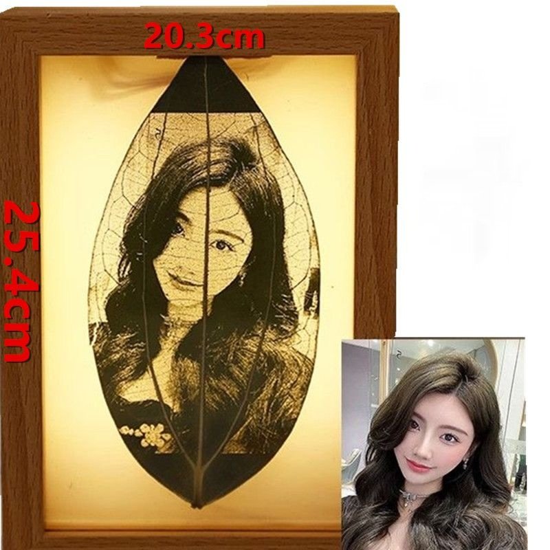Peace leaf carving customized creative photo frame photo - Image 15