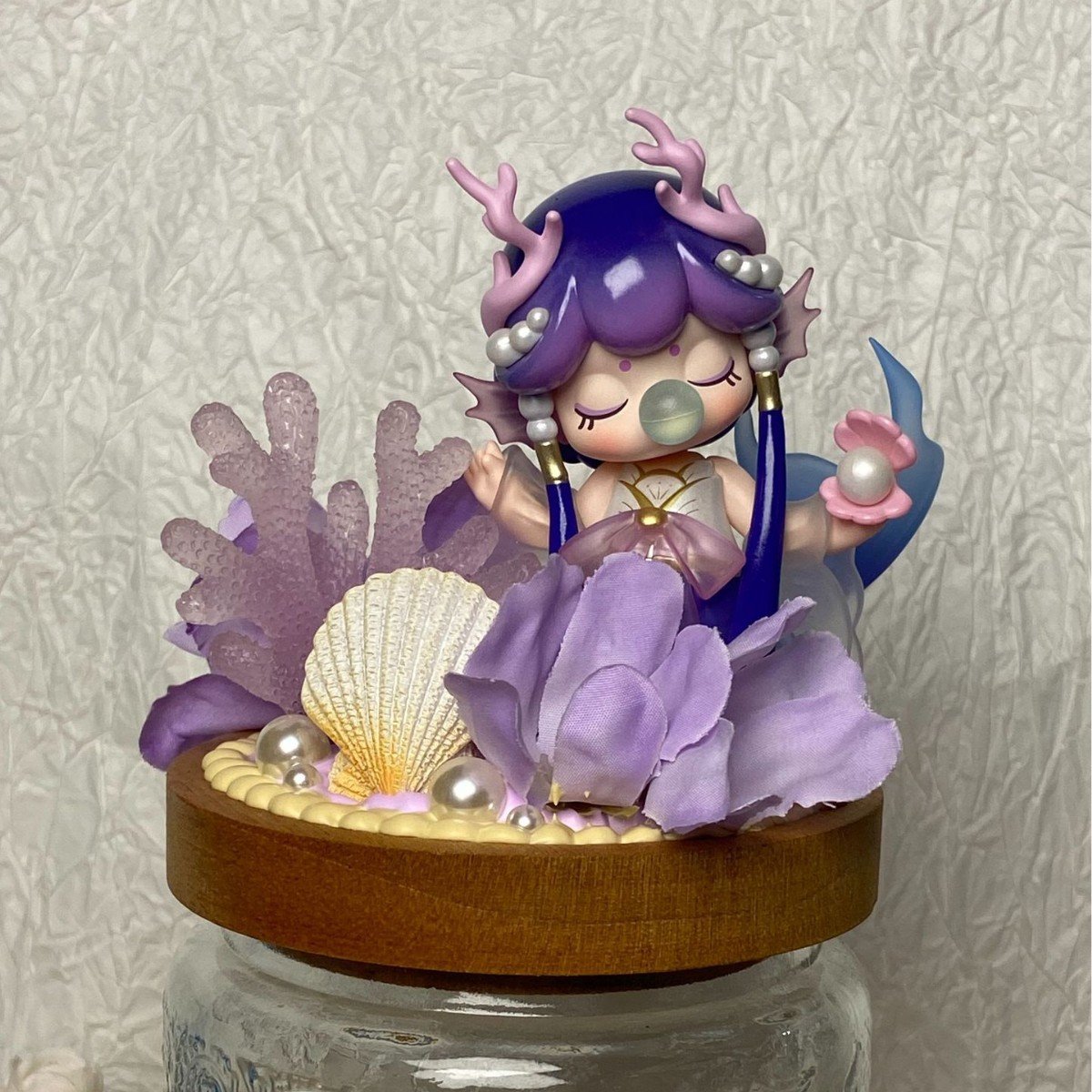 Glass storage, storage tank, bubble Mart, cream glue diy, tide play hand-made glass - Image 4