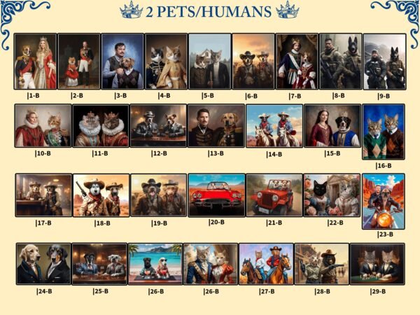 Pet Portrait, Human and pet custom portrait, Birthday Gift Idea, Funny Dog Portrait, Gift For Him, Dog Portrait, Man Cave, Gift for husband - Image 5